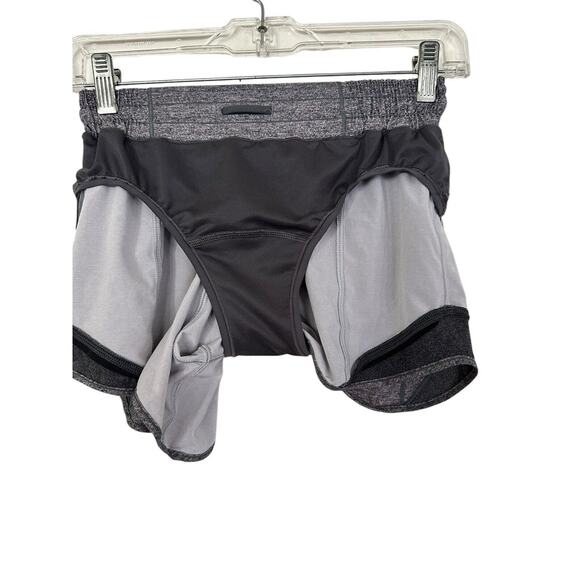 Lululemon Hotty Hot Short 2.5" Heather Lux Multi Black/Gray Size 4 - Picture 9 of 14